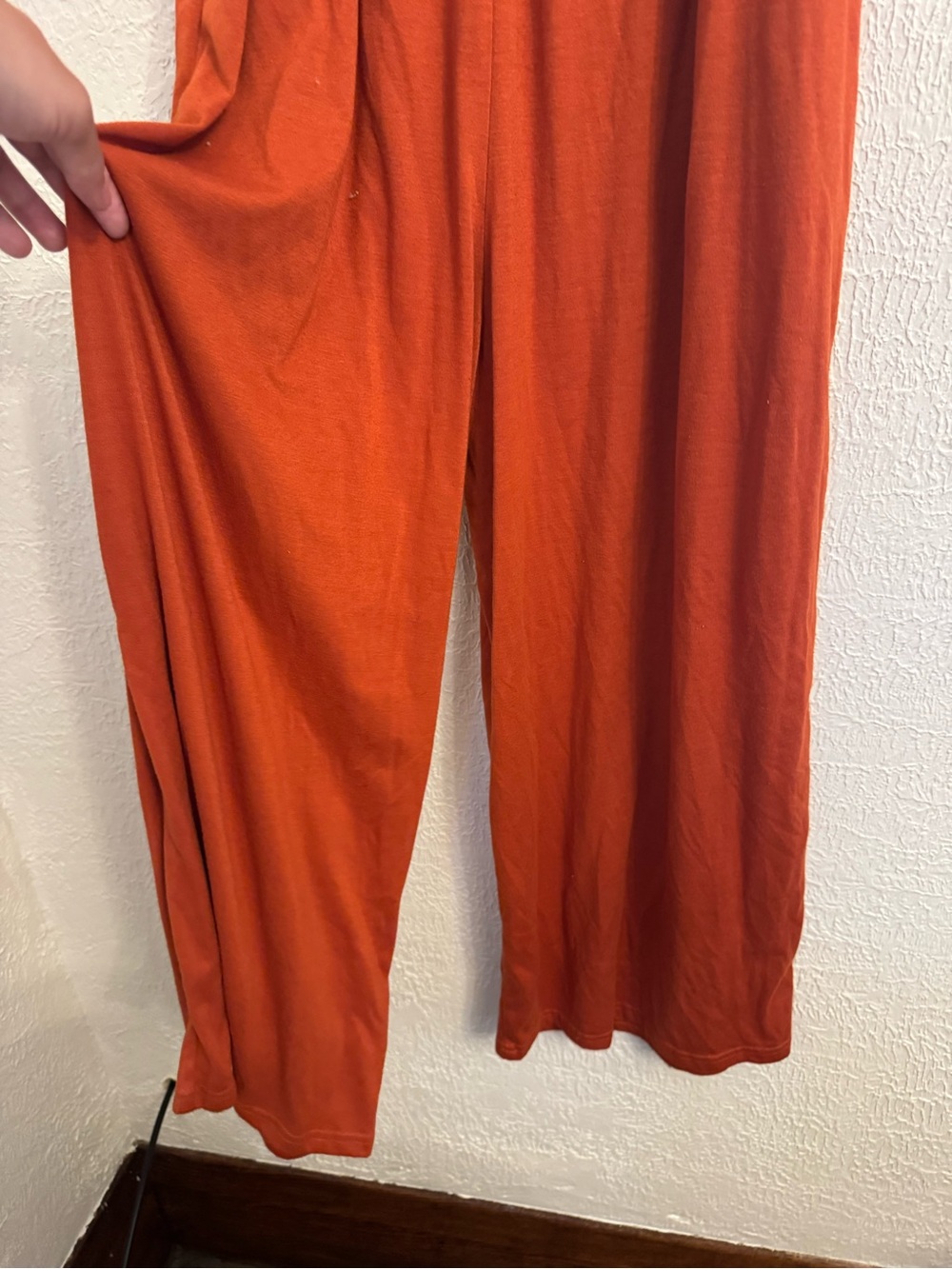 Rust Spaghetti-Strap Jumpsuit - Picture 4 of 7